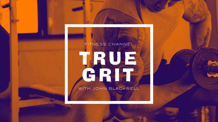 Template Orange Energy Burst Gym Poster Design