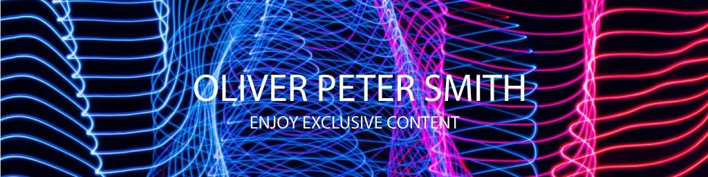 Template Vibrant Blue and Pink Ad Banner Design