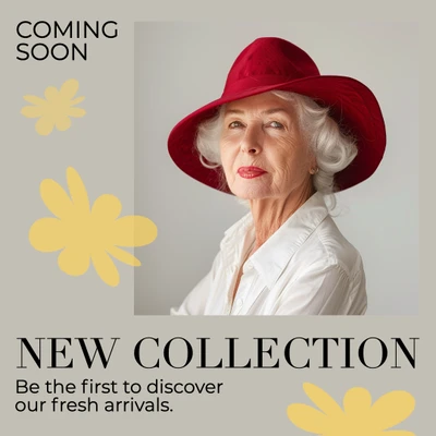 Template Elegant Instagram-Square New Collection Post