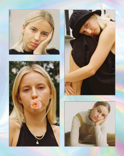 Template Chic Fashion Photography Collage Poster