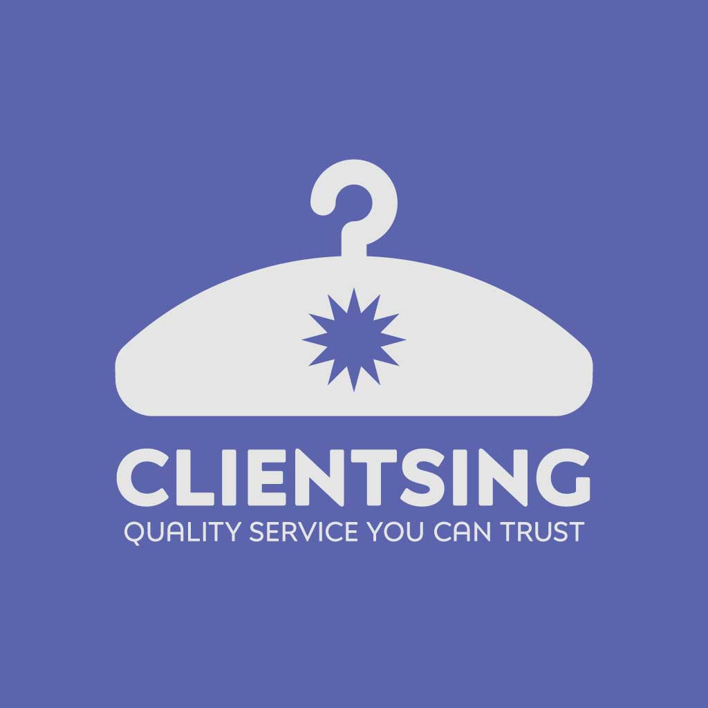 Template Elegant Blue Service Ad Template Design