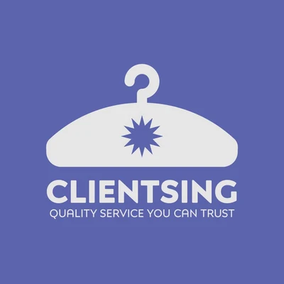 Elegant Blue Service Ad Template Design