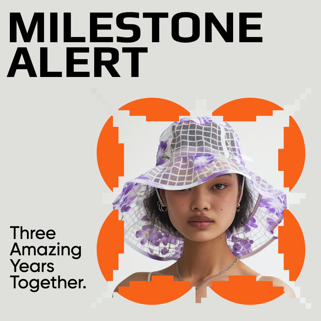 Celebrating Relationship Milestones Instagram Square Post Orange Purple