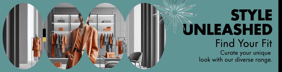 Chic Orange Fashion Banner Post Design