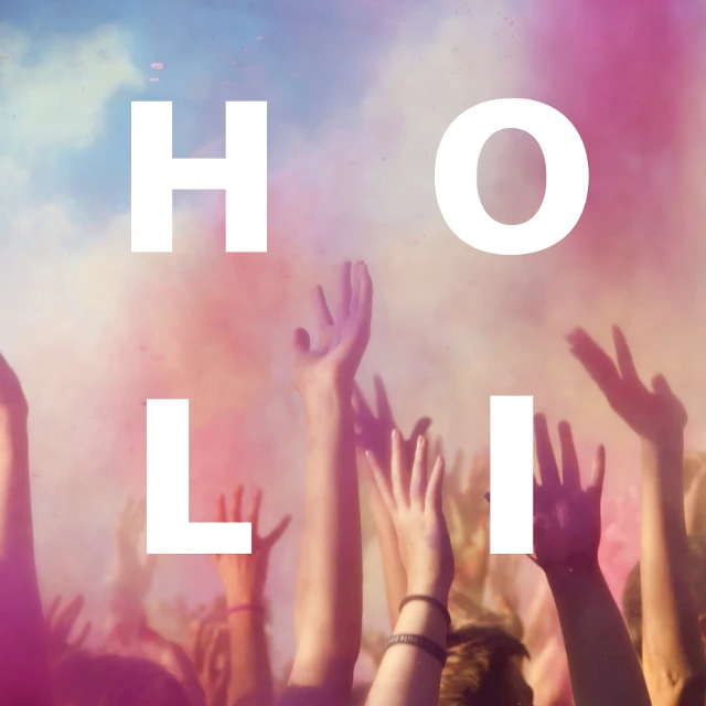 Colorful Holi Celebration Event Post Template