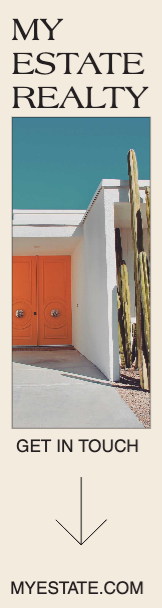 Template Chic Orange Door Real Estate Ad Banner