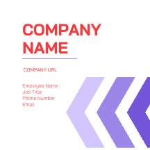 Crisp Corporate Business Card Template in Red