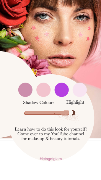 Template Chic Pink Beauty Tutorial YouTube Post