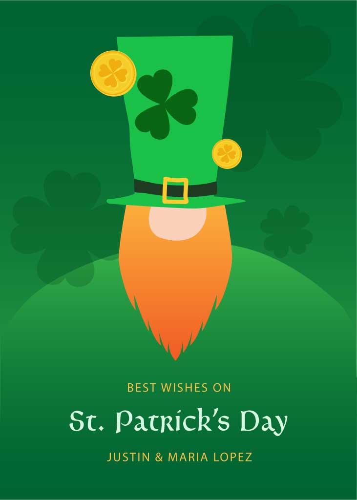 Vibrant Green St. Patrick's Day Poster Template