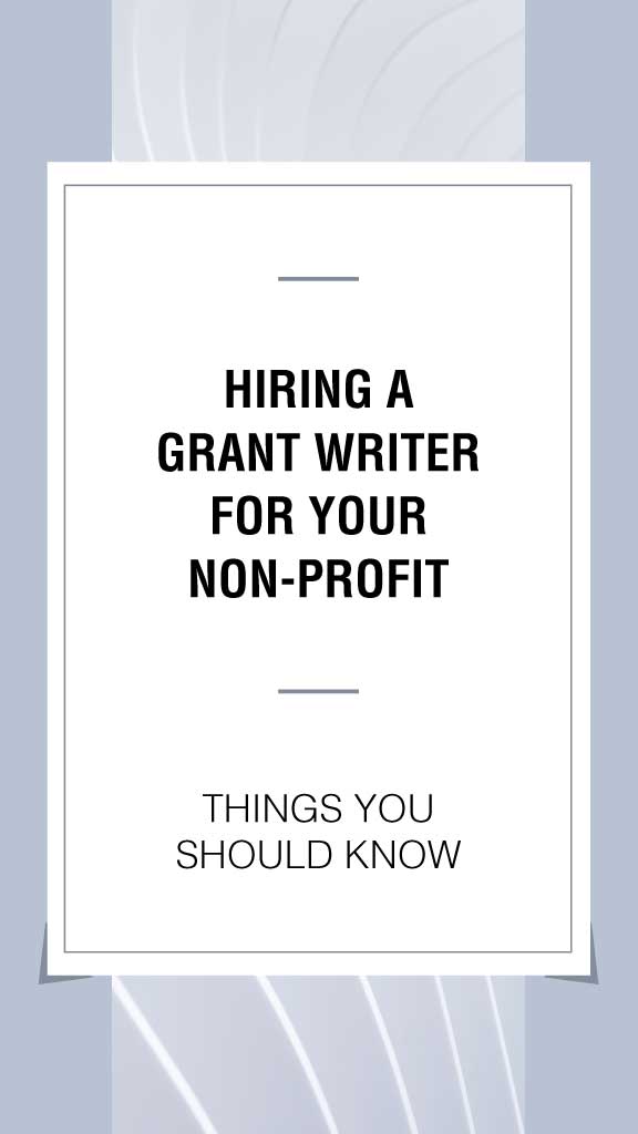 Elegant Non-Profit Hiring Ad in Grey and White