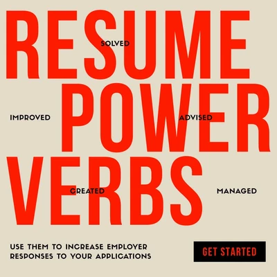 Bold Red Resume Enhancer Ad Template