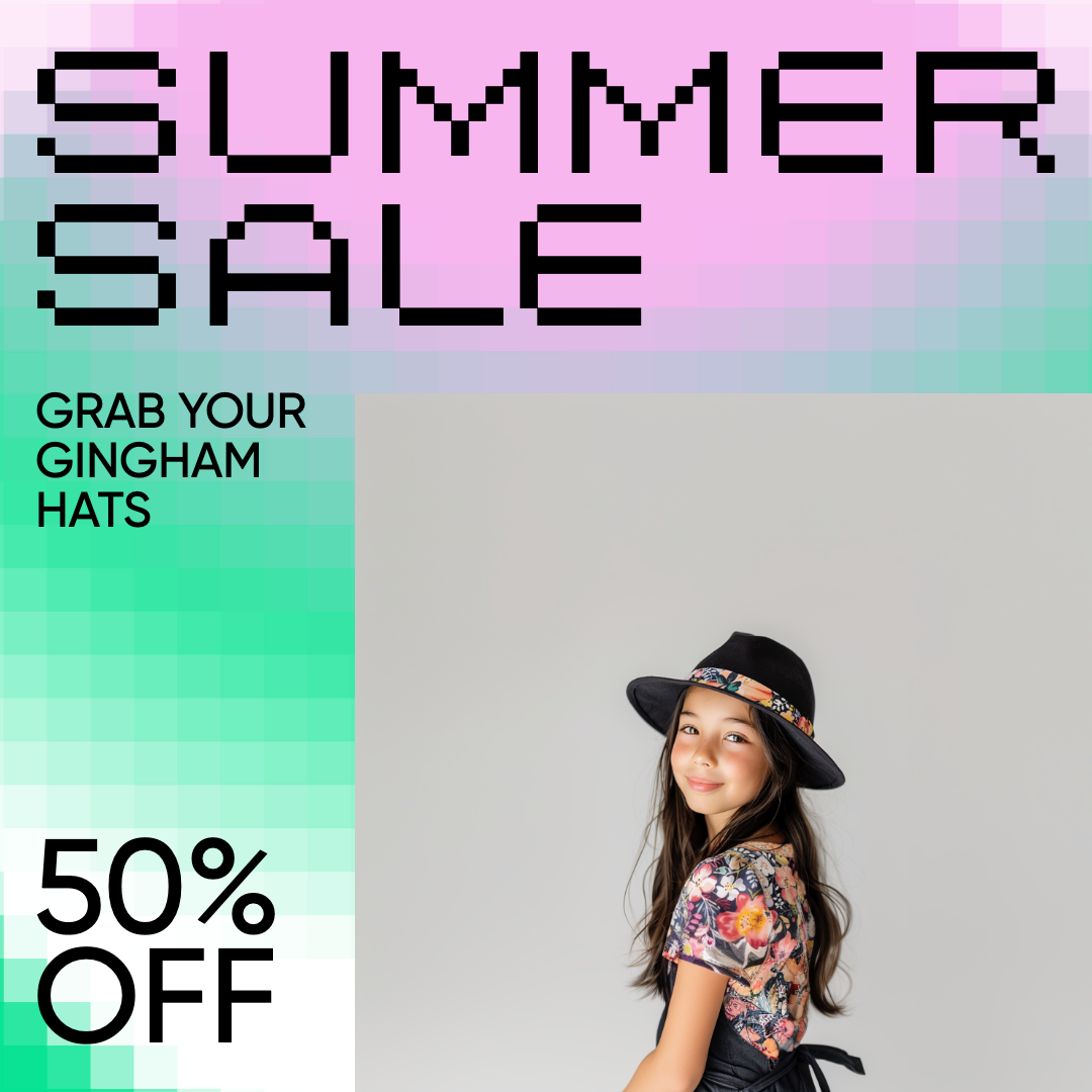 Chic Summer Sale Instagram Square Post in Pink