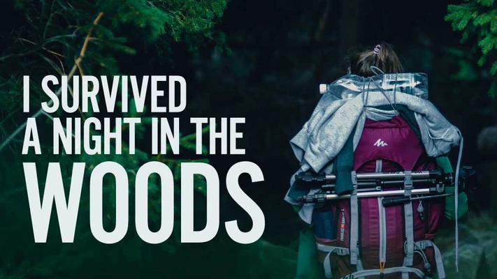 Template Adventure Postcard Green Forest Trekking Journey