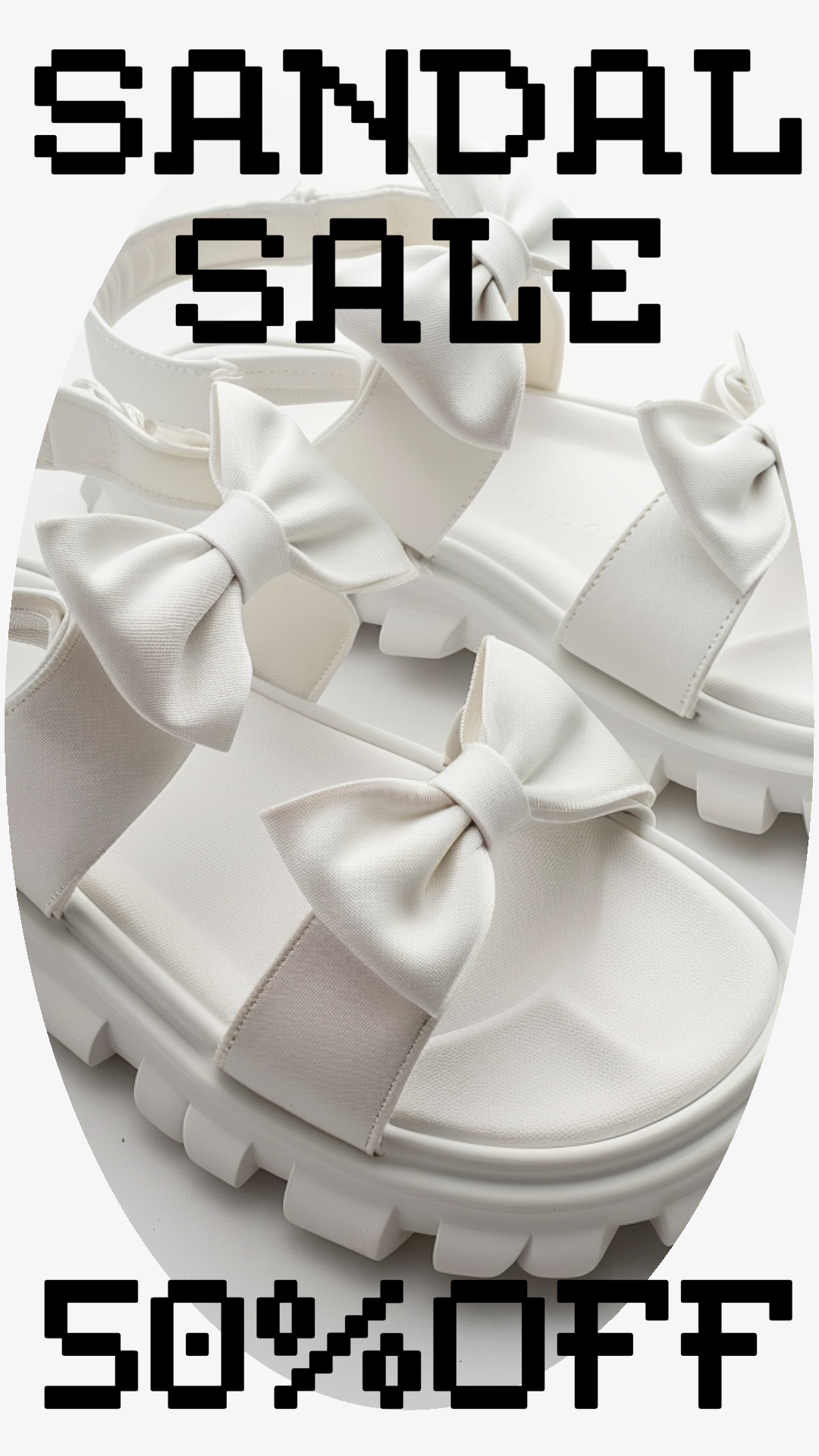 Template Chic White Sandal Sale Instagram Story