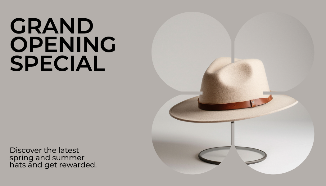 Template Grand Opening Gift Card in Beige