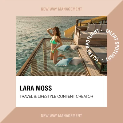 Template Sunset Hue Talent Spotlight Poster Design