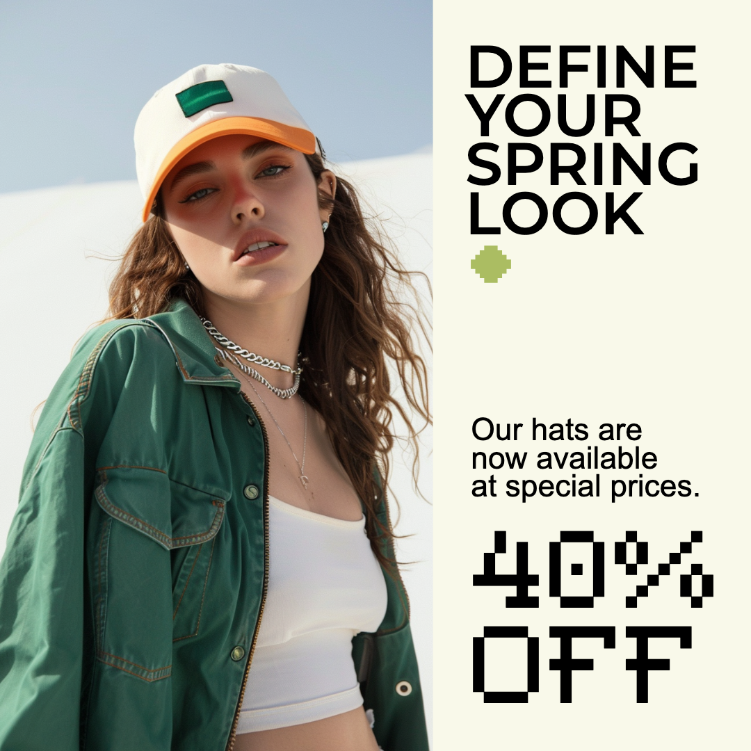 Template Instagram Square Post with Green Vibes