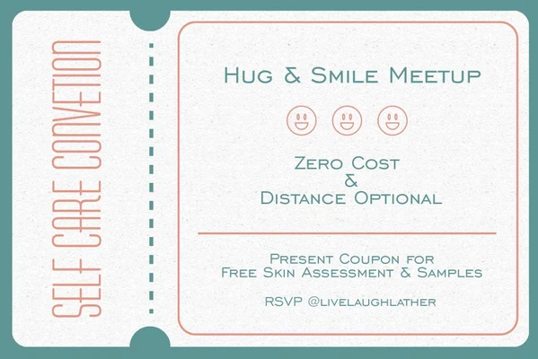 Template Charming Sage Green Meetup Voucher Design