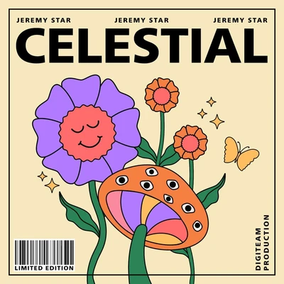 Template Vibrant Floral Limited Edition Poster Design