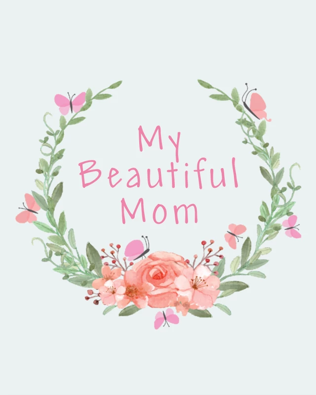 Charming Mother's Day Floral Greeting Post