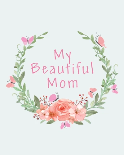 Template Charming Mother's Day Floral Greeting Post