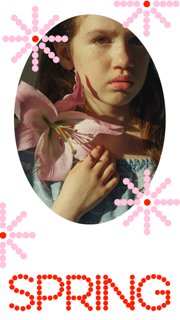 Spring Awakening Instagram Story with Floral Charm