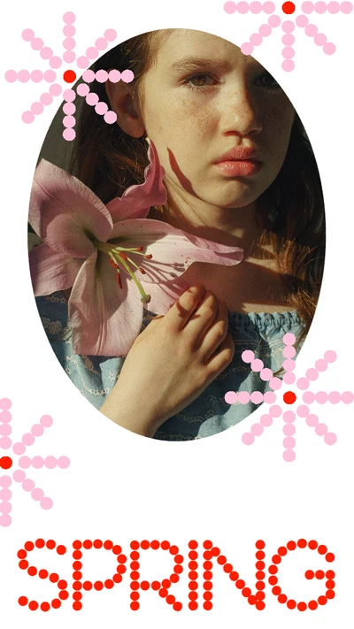 Spring Awakening Instagram Story with Floral Charm