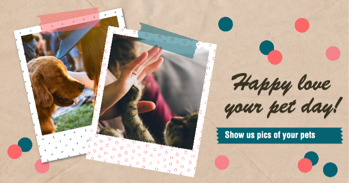 Template Celebrate Pet Love Day Social Media Post