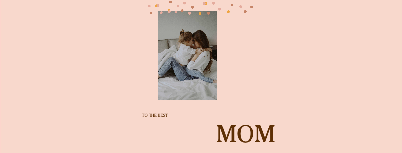 Warm Peach Mother's Day Post Template