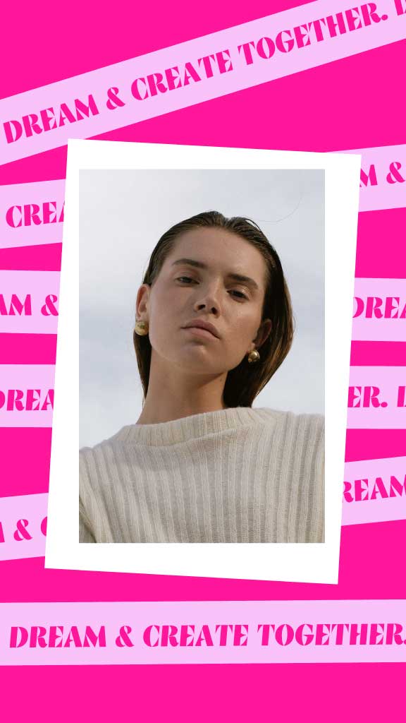 Pink Collaboration Dreams Social Media Post