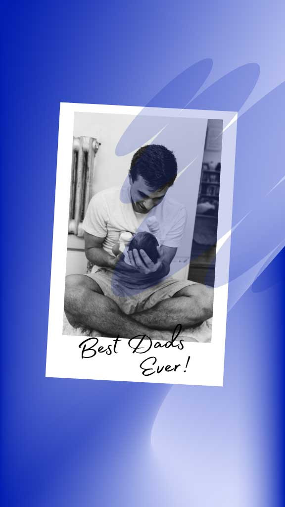 Template Blue Hues Celebrating Parenthood Social Post