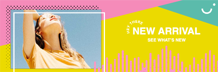 Template Vibrant New Arrival Fashion Ad Template