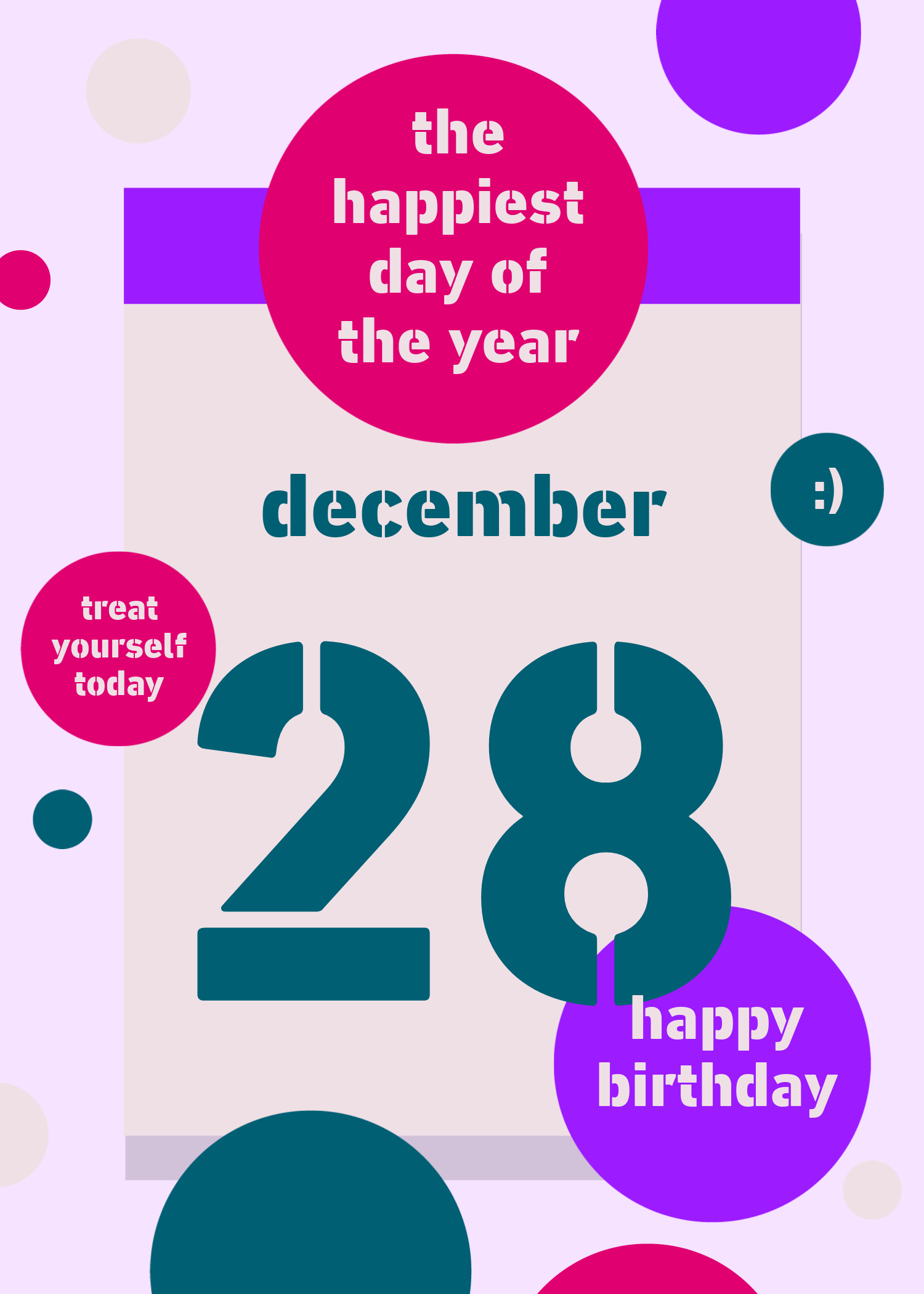 Colorful Birthday Celebration Poster Template