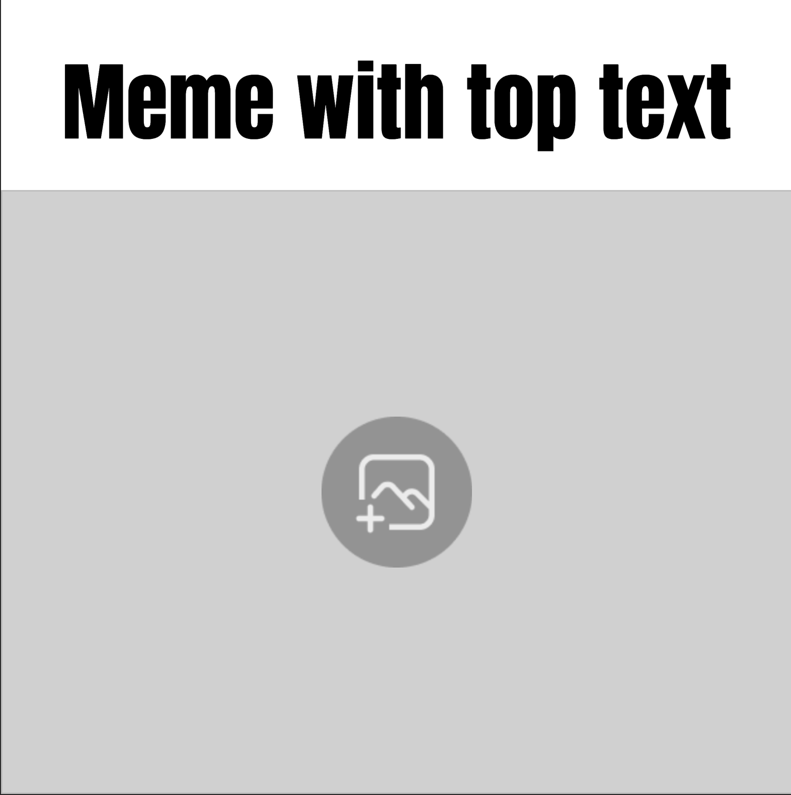 Sleek Gray Social Media Meme Post Template