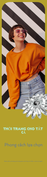 Chic Fashion Promo Post in Orange and Black