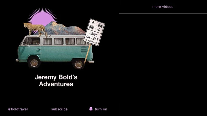 Template Turquoise Van Adventure Travel YouTube Thumbnail