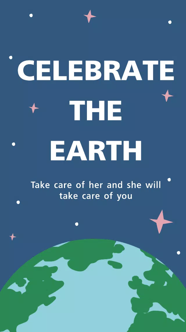 Celebrate Earth Day Inspiring Poster Design Navy