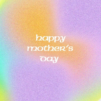 Template Cheerful Mother's Day Post with Purple Hues