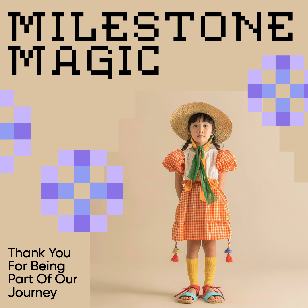 Milestone Magic Appreciation Instagram Post in Beige