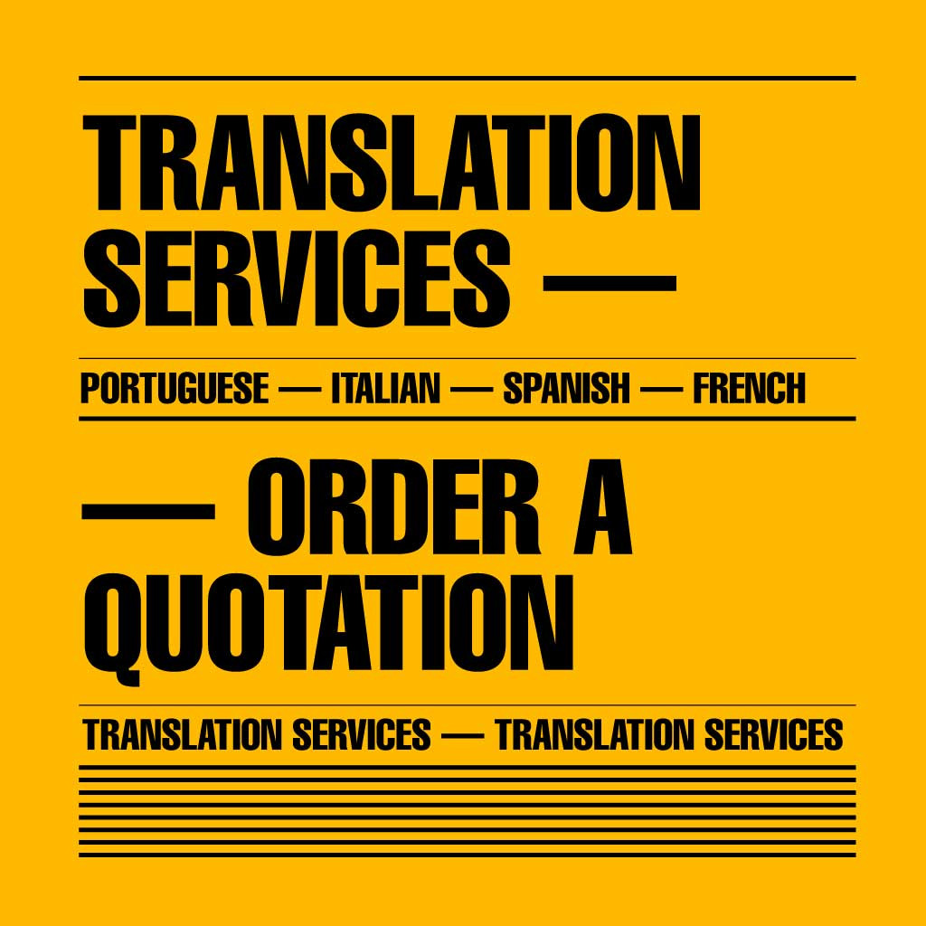 Template Sleek Black and Yellow Translation Services Poster