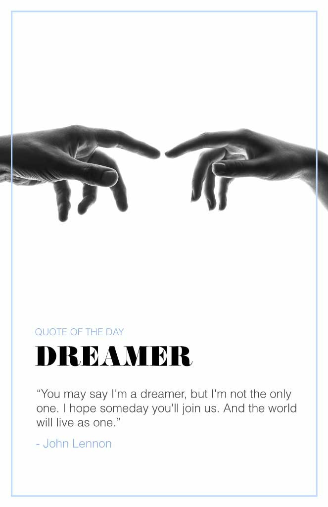 Template Monochrome Minimalist Quote Poster Design