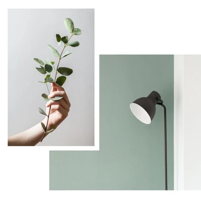 Template Minimalist Green and White Poster Design Inspiration