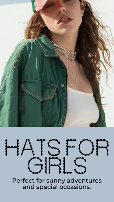 Chic Green Jacket Instagram Story Post