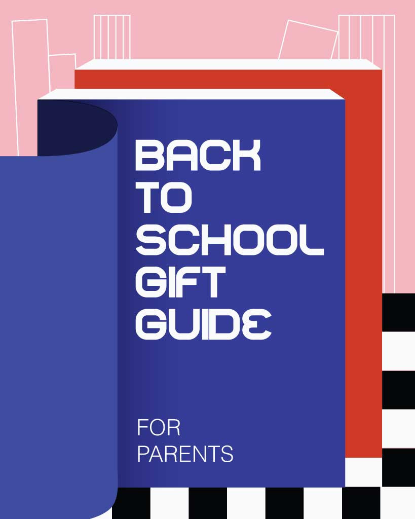 Template Chic Navy Blue Back to School Poster