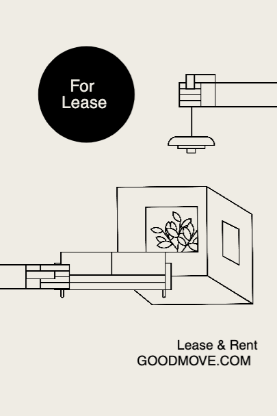 Template Stylish Monochrome Rental Property Ad