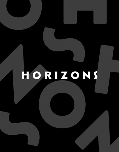 Template Monochrome Horizons Event Poster Design