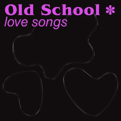 Template Classic Love Songs Playlist Black and Pink Poster