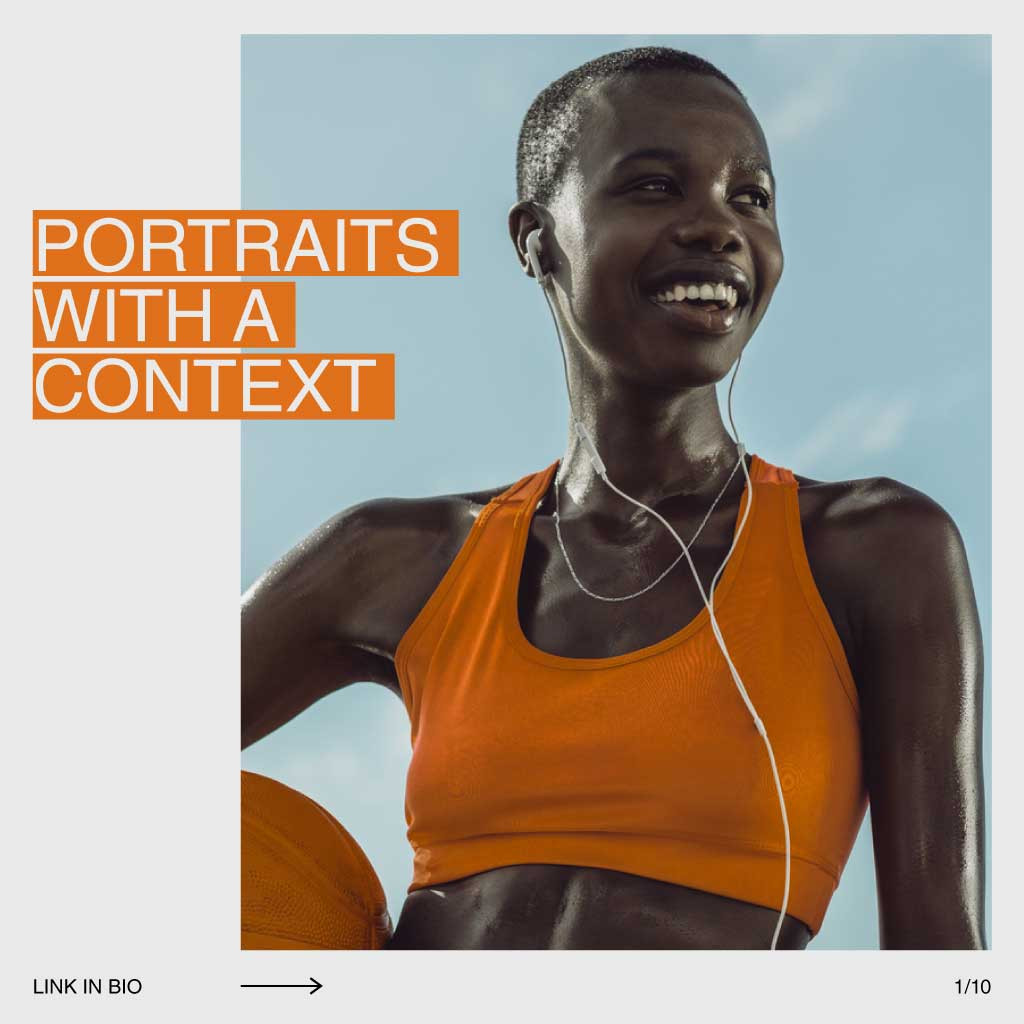 Template Energetic Fitness Lifestyle Instagram Post