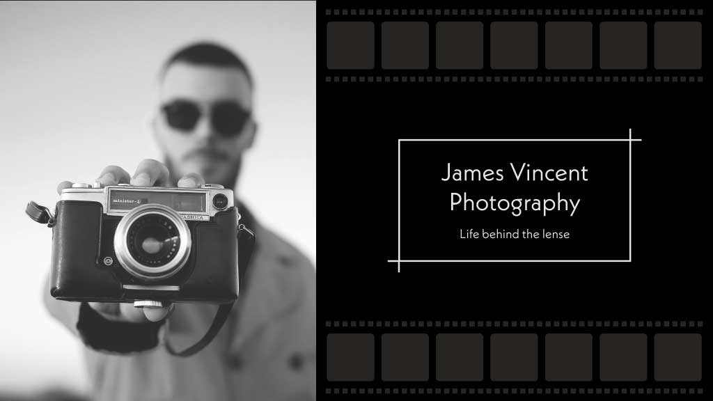 Template Black and White Photography Poster Design