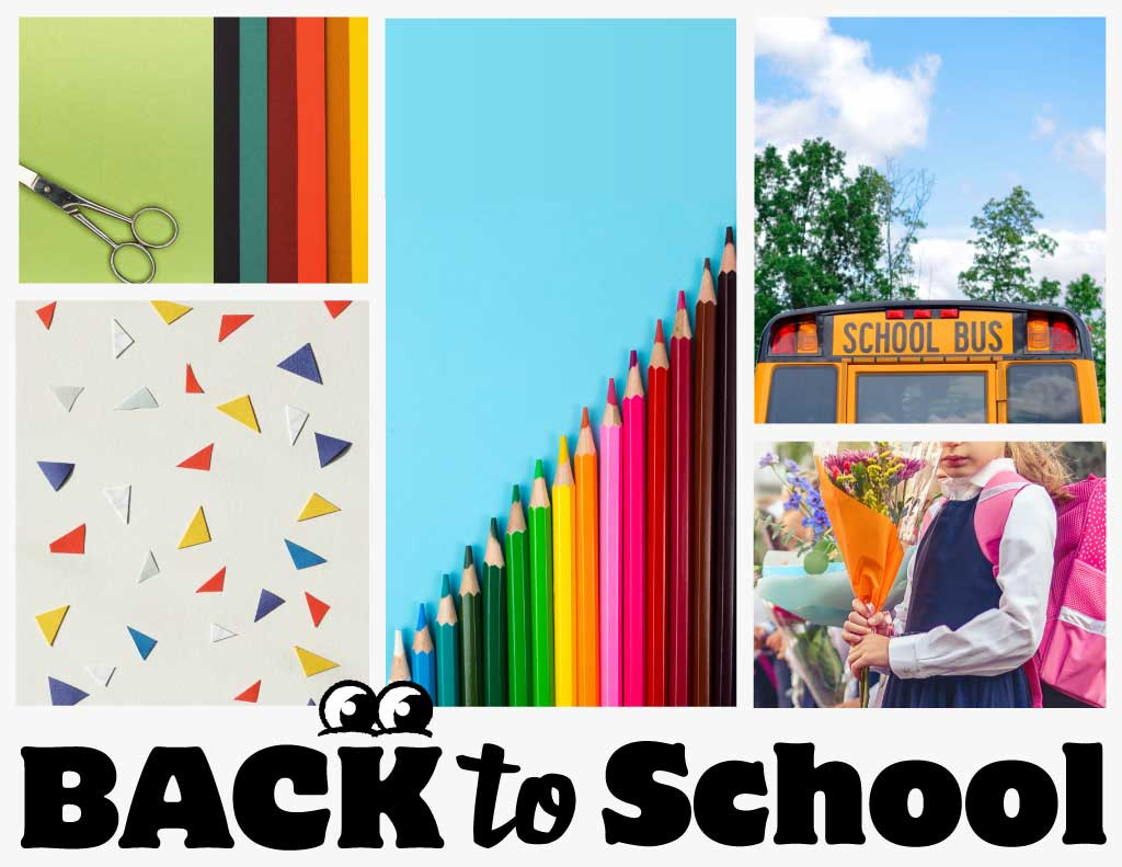 Template Colorful Back to School Poster Design